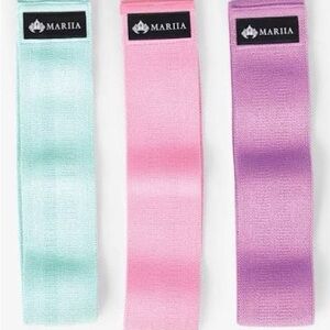 NWOT Mariia Resistance Bands Set - Mint, Pink, Purple